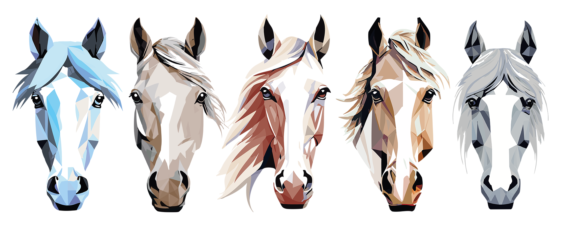 VEYA-Pferdeköpfe-% Elemente